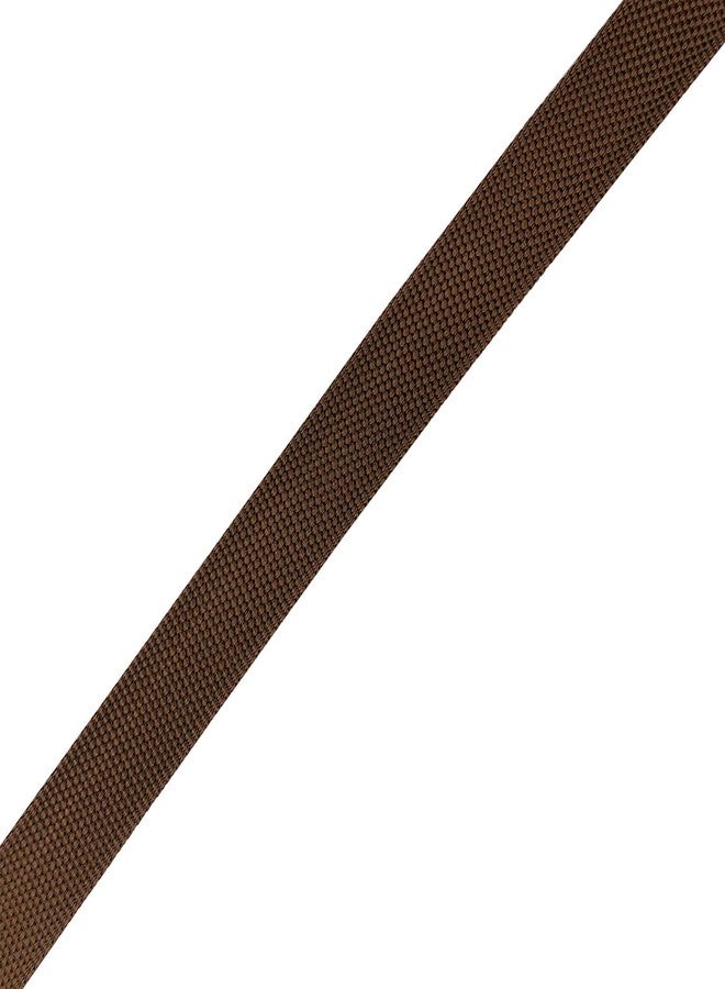 Taida Adjustable Nylon Dog Collar, pet Collar 1 Inch 3/4 Inch 5/8 Inch Wide, for Large Medium Small Dogs (M(3/4" x 14-21"), Brown) - Image 3